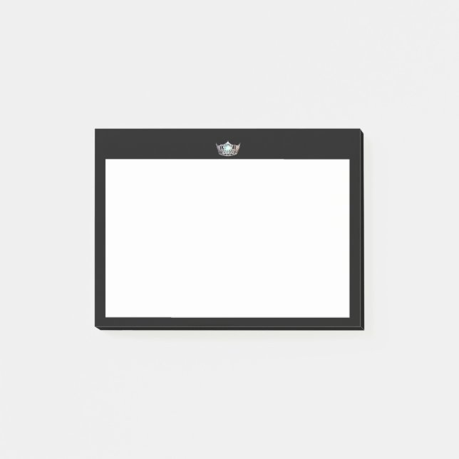 Miss America style Crown Post-it-Notes Post-it Klebezettel (Vorderseite)