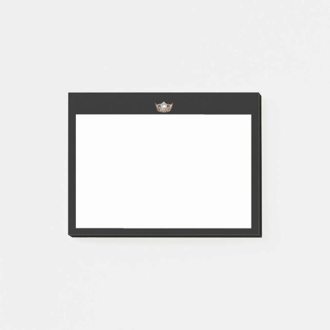 Miss America style Crown Post-it-Notes Post-it Klebezettel (Vorderseite)