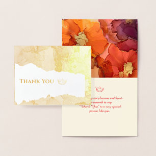 Miss America Style Foil Crown-Floral Gruß Folienkarte
