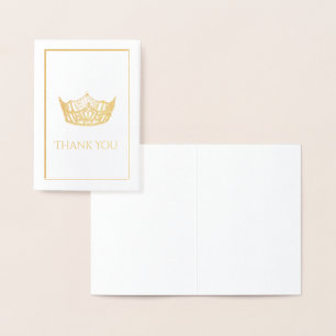 Miss-America-Style-Krone Folienkarte