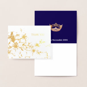 Miss America Style Pageant Crown Cherry Blossom Folienkarte