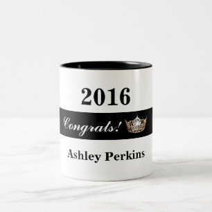 Miss America style Pageant Crown Congrats Mug