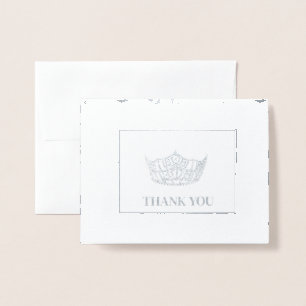 Miss America Style Pageant Crown Folienkarte