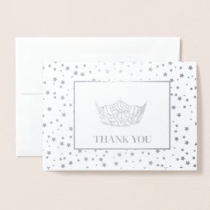 Miss America Style Pageant Crown Folienkarte