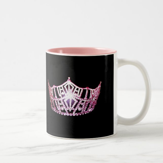 Miss America style Pageant Crown Mug (Droit)