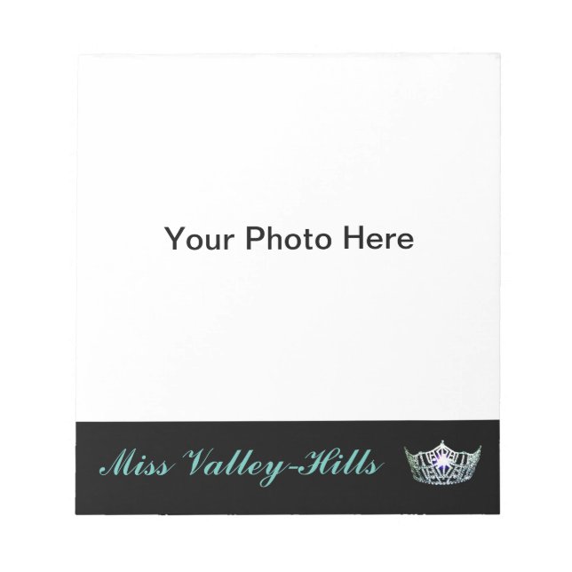 Miss America Style Pageant Foto Autograph Pad Notizblock (Vorderseite)
