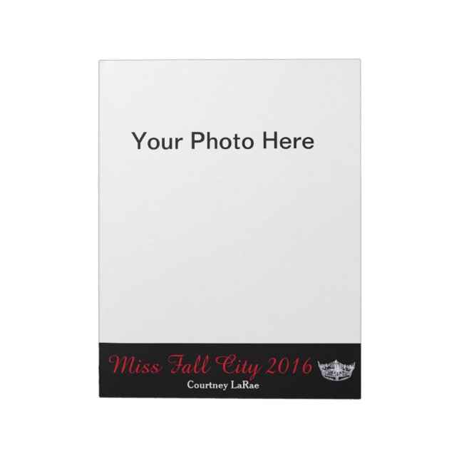 Miss America Style Pageant Foto Autograph Pad Notizblock (Rotiert)