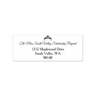 Miss America Style Pageant Rubber Briefmarke Gummistempel