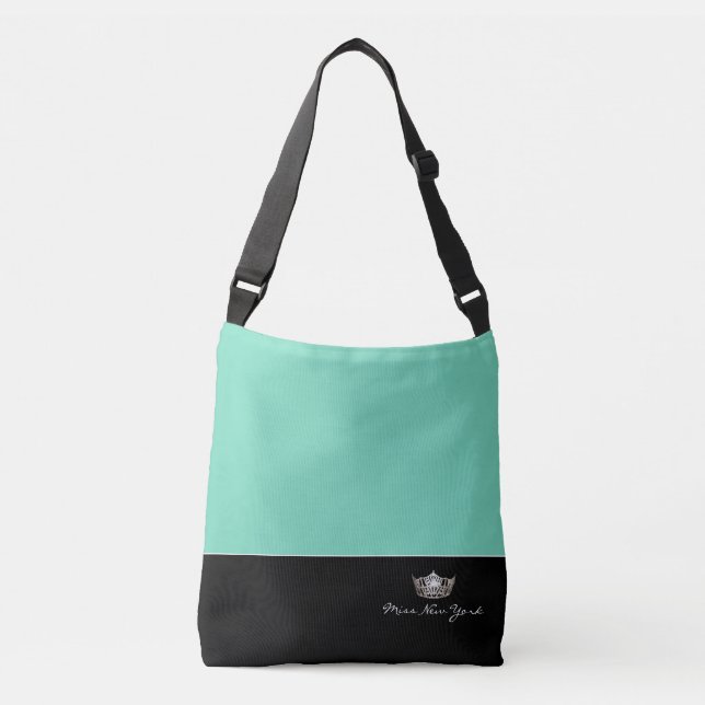 Miss America Style Silver Crown Bag Tragetaschen Mit Langen Trägern (Vorderseite)