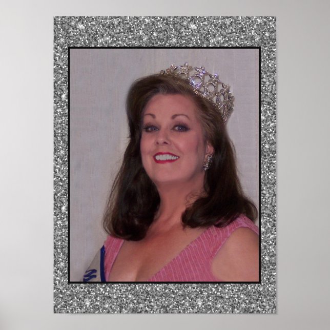 Miss America USA Glitter Personal Portrait Poster (Vorne)