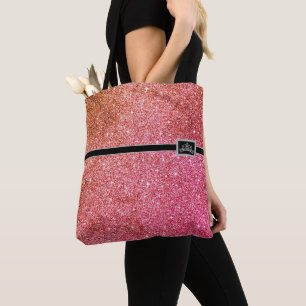 Miss America USA Pagetier Tiara Glitzer Tote Bag Tasche