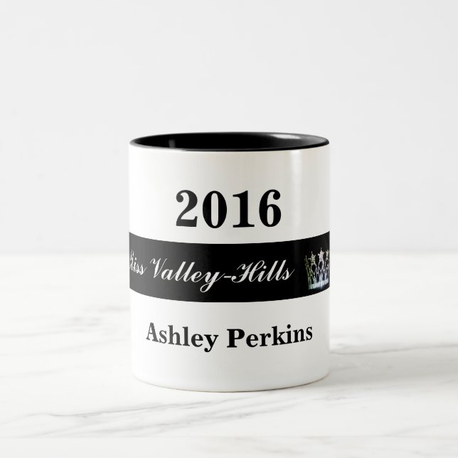 Miss America USA style Crown Your Title Mug (Centre)