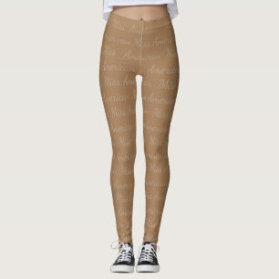 Miss American Print Womens Leggings