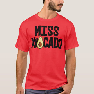 Miss Avocado Funny Avocado Fruit Frauen T-Shirt