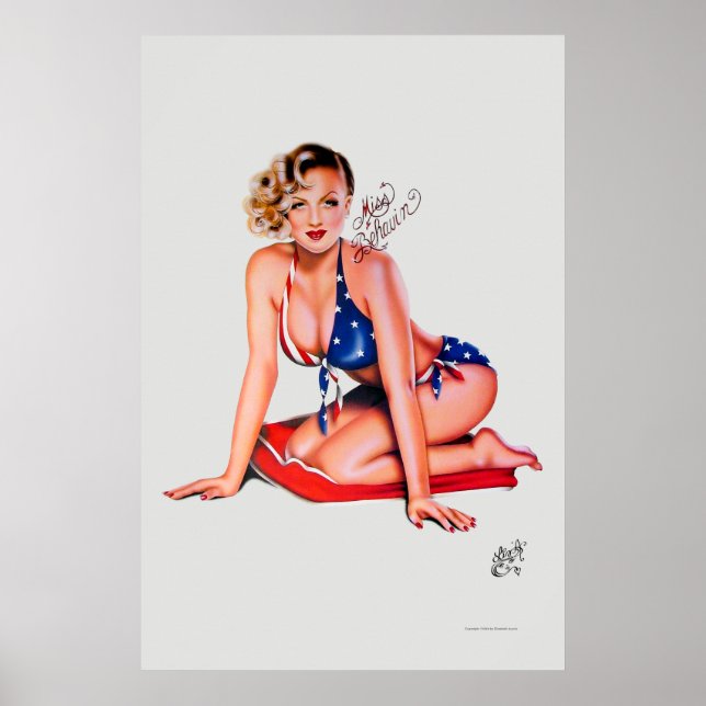 Miss Behavin' par Elizabeth Austin Poster (Devant)