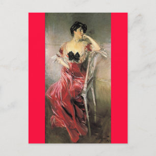 Miss Bell - Giovanni Boldini Postkarte