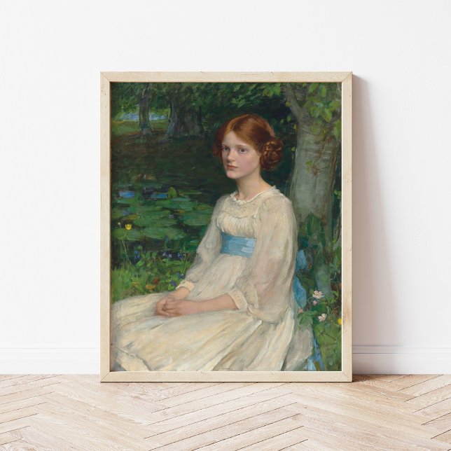 Miss Betty Pollock | John William Waterhouse Poster (Von Creator hochgeladen)