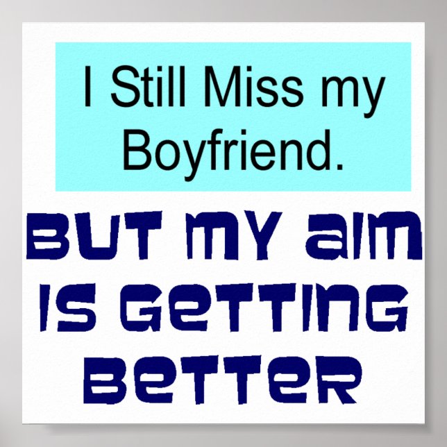 Miss Boyfriend Poster (Vorne)