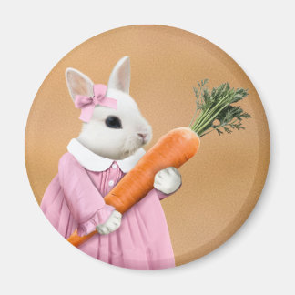 Miss Bunny's Karrot Magnet