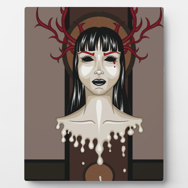 Miss D. Fotoplatte (Vorderseite)