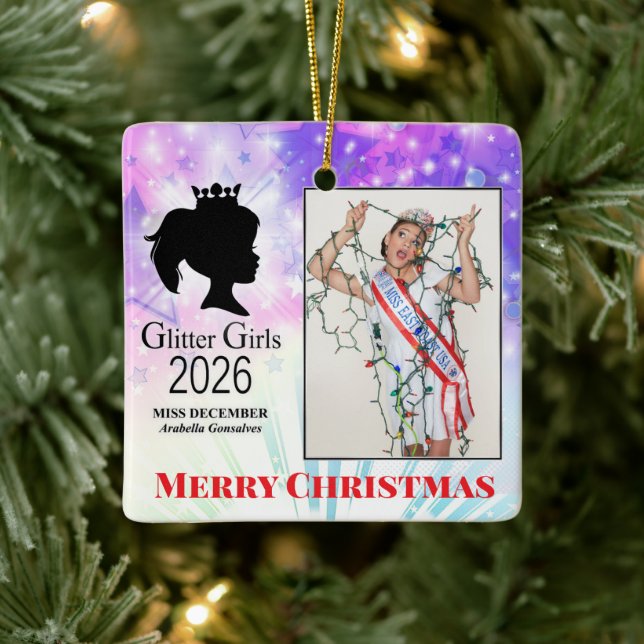 Miss December 2026 Ceramic Ornament (Baum)