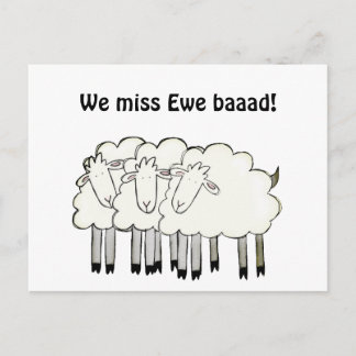 Miss dich (Wortspiel) Postkarte