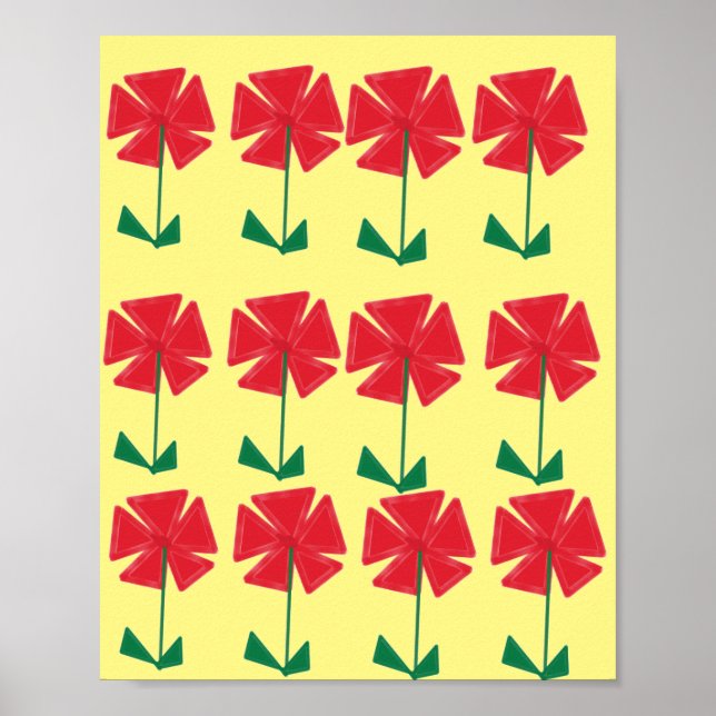 Miss dir so viel Spaß Blume Liebe Poster (Vorne)