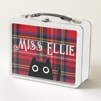 Miss Ellie et Chat White Lunchbox