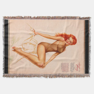 Miss Februar Varga Girl 1946 Button-up-Kalender Decke