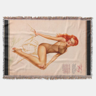 Miss Februar Varga Girl 1946 Button-up-Kalender Decke