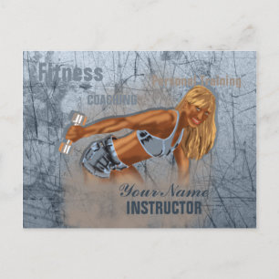 Miss Fitness II - Postkarte