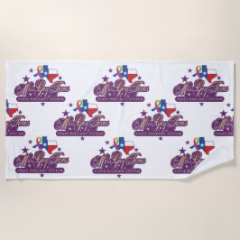 Miss Gay Texas Staat Beach/Pool Handtuch