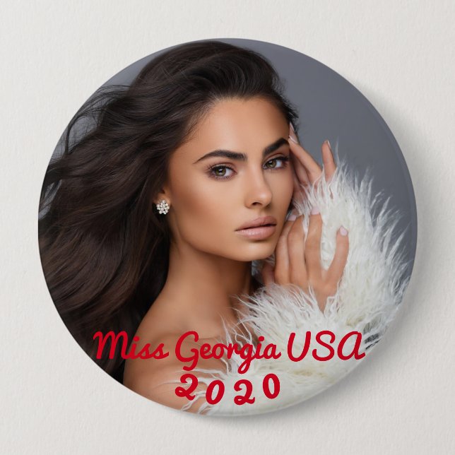 Miss Georgia USA 2020 Button (Vorderseite)