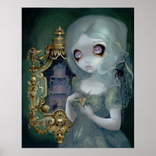 Miss Havisham ART DRINT Gothic Bride Poster