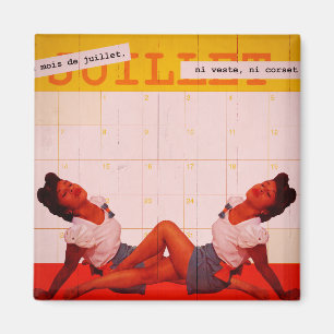 Miss Juillet Magnet