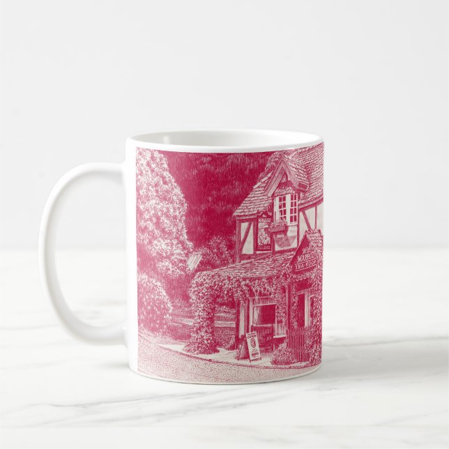 'Miss Marple's Tea Room' (Himbeere) - Tasse (Links)