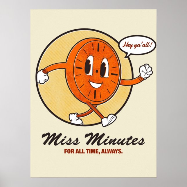 Miss Minutes Poster (Vorne)