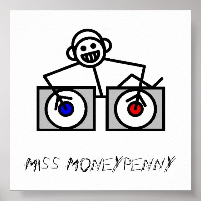 Miss MoneyPenny Poster (Vorne)