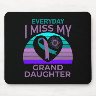 Miss My Grandtochter Herz Suizid Bewusstsein Gran Mousepad