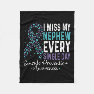 Miss My Nephee Jeden Single Suizidprävention Fleecedecke