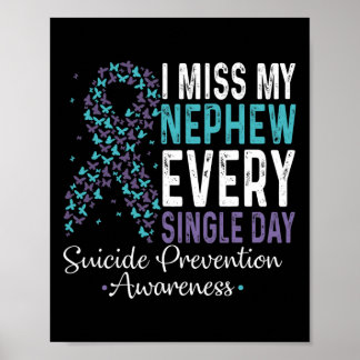 Miss My Nephee Jeden Single Suizidprävention Poster
