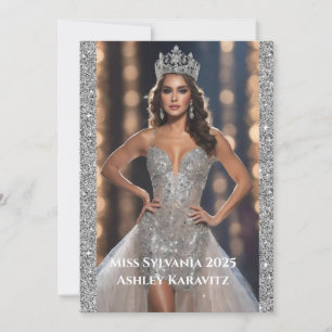 Miss Pageant Glitzer Ankündigung