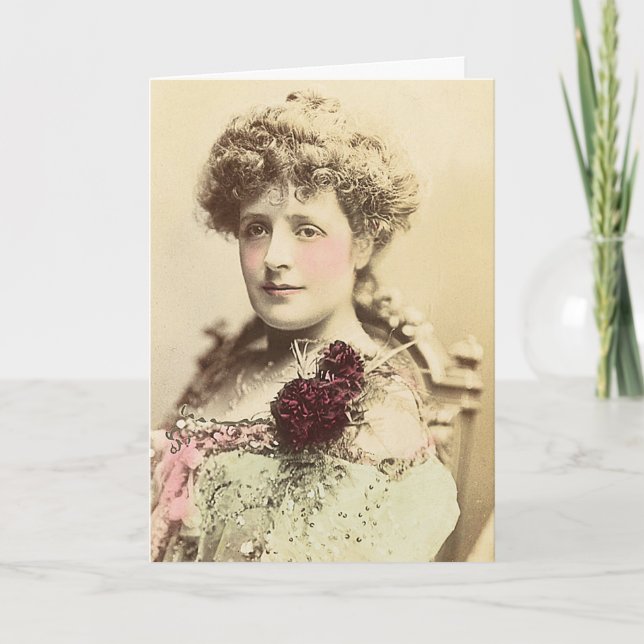 Miss Phyllis Broughton Karte (Vorderseite)