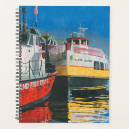 Miss Portland Fireboat and Casco Bay Ferries Planer