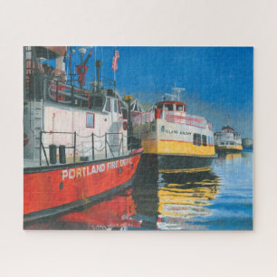 Miss Portland Fireboat und Casco Bay Ferries