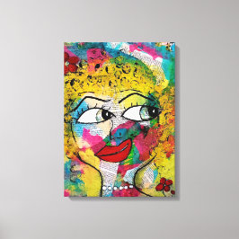 Miss Print Canvas Print Leinwanddruck