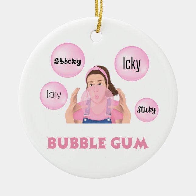 Miss Rachel Ornament - Icky Stick, Bubblegum (Vorne)
