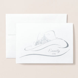 Miss Rodeo Pageant Crown Foil Kronenkarte Folienkarte