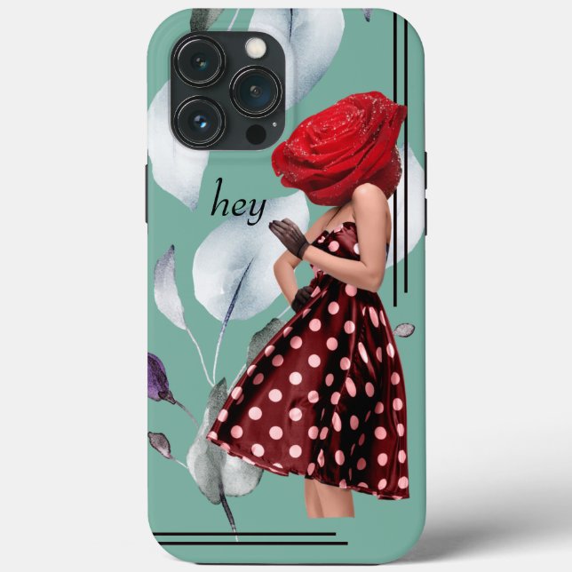 Miss Rose Cool Collage Pop Feminée Case-Mate iPhone Hülle (Rückseite)