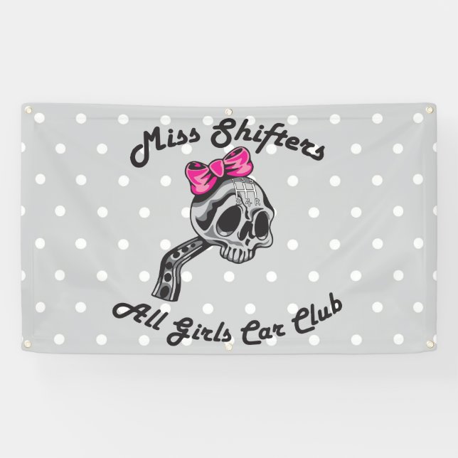 Miss Shifters 3x5 Bannière extérieure (Horizontal)